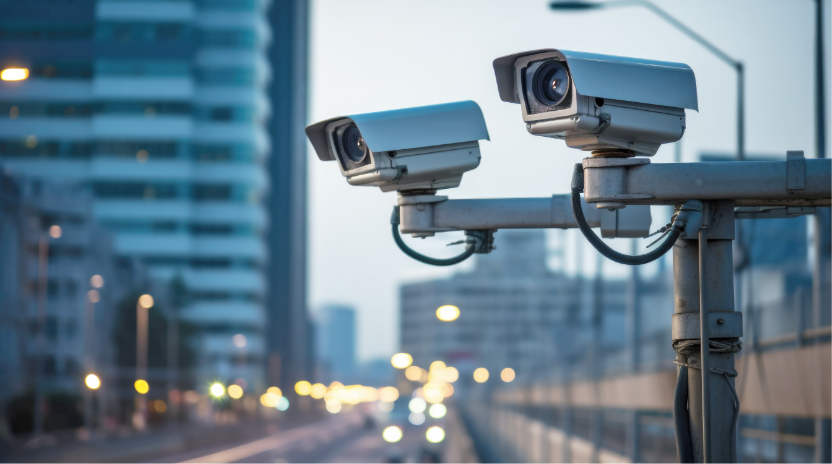 Building-Mounted Security Cameras